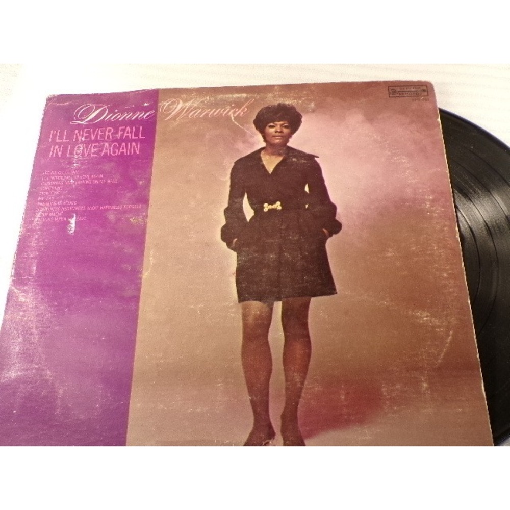 Dionne Warwick I'll Never Fall In Love Again Vinyl LP Scepter SPS 1970 Pop Soul